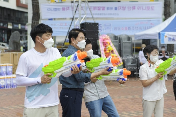 ▲순천조례호수공원 물총축제 모습(사진제공=순천시)