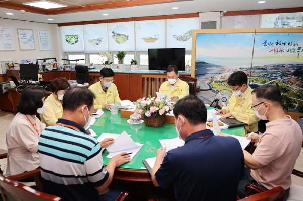 ▲무안군은 2023년도 신규시책 보고회를 개최했다.(사진제공=무안군)