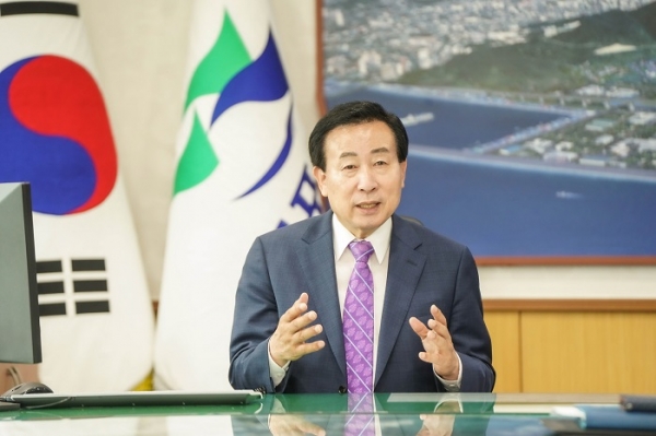 ▲박홍률 목포시장이 전남어촌지역시장군수협의회 회장으로 선출됐다.(사진제공=목포시)