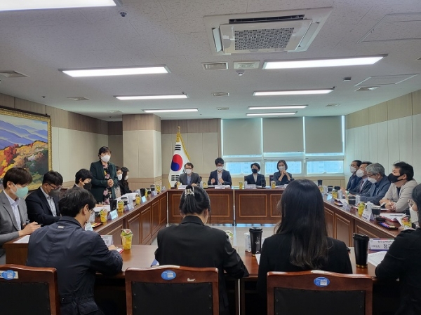 ▲전라남도교육청이 지난 13일 광주교육대학교와 교류・협력을 위한 실무협의회를 운영했다.(사진제공=전라남도교육청)