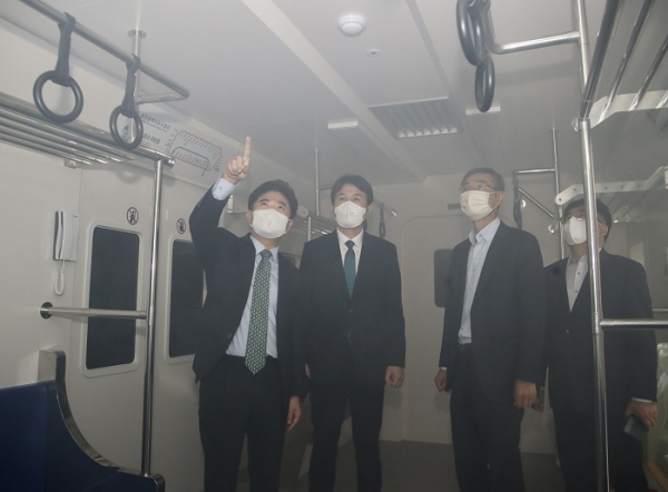 ▲김대중 전라남도교육감은 14일 전남안전체험학습장 방문 현장 점검을 했다.(사진제공=전라남도교육청)