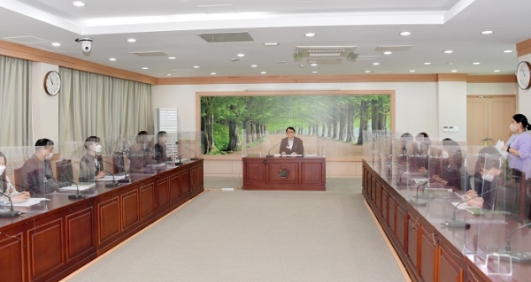 ▲담양군은 1일 군 영상회의실에서 ‘담양형 통합돌봄’ 추진을 위한 간담회를 가졌다.(사진제공=담양군)