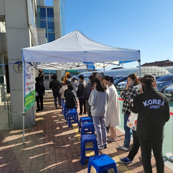 ▲강진군보건소는 성인 독감 예방접종을 실시하고 있다.(사진제공=강진군)