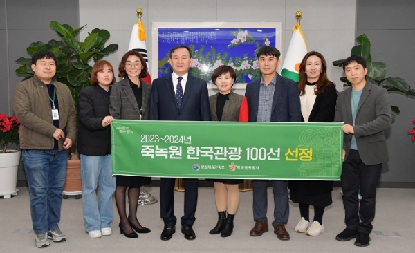 ▲담양군의 대표 관광지 죽녹원이 ‘한국관광 100선’에 5회 연속 선정되는 쾌거를 이뤘다.(사진제공=담양군)