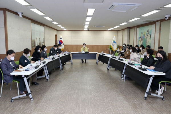 ▲광산구가 8일 ‘광산 도시브랜드 이미지(BI) 개발’을 위한 용역 착수 보고회를 개최했다.(사진제공=광산구)