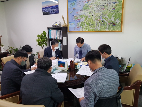 ▲영광군은 2023년 상반기 신속집행 추진계획 보고회를 개최했다.(사진제공=영광군)