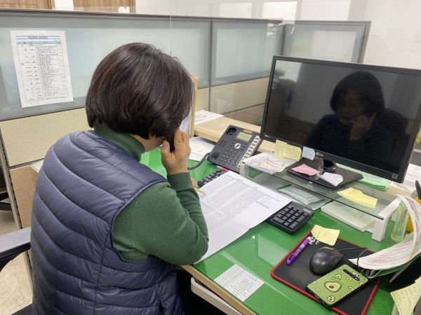 ▲해남군은 동절기 취약계층을 대상으로 전화와 가정방문을 통해 안부살피기를 실시한다.(사진제공=해남군)
