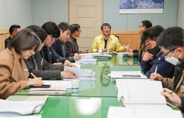 ▲구례군은 2023년도 주요업무 보고회를 개최했다.(사진제공=구례군)