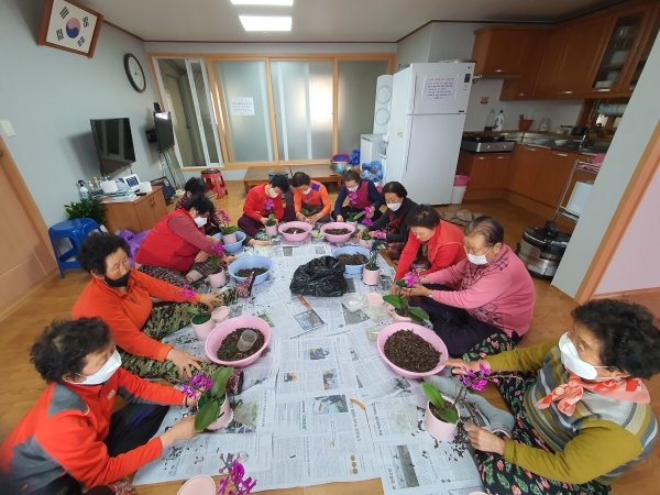 ▲강진군이 찾아가는 치매 예방 교실을 운영한다.(사진제공=강진군)