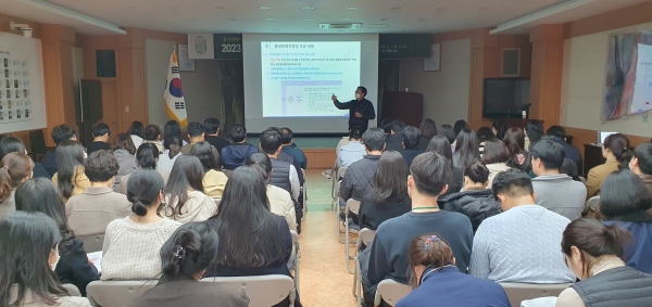 ▲담양군은 3일 2023년 중대재해 역량 강화를 위한 실무 교육을 실시했다.(사진제공=담양군)