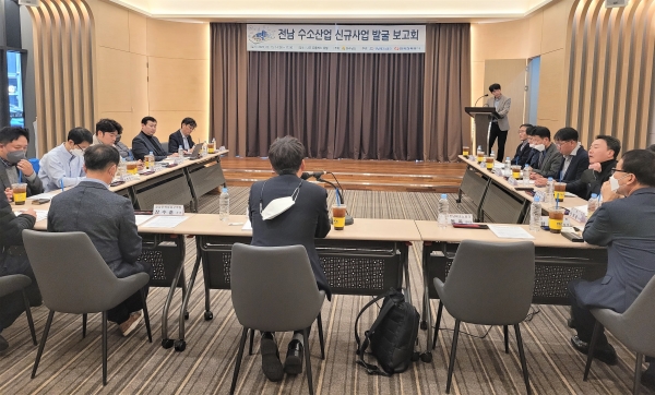 ▲전라남도는 15일 ‘전남 수소산업 신규사업 발굴 보고회’를 개최했다.(사진제공=전라남도)