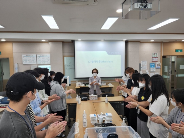 ▲광주시교육청이 지난 1일 관내 고등학생 대상 ‘2023학년도 1학기 학교 간 공동교육과정’을 개강했다.(사진제공=광주광역시교육청)