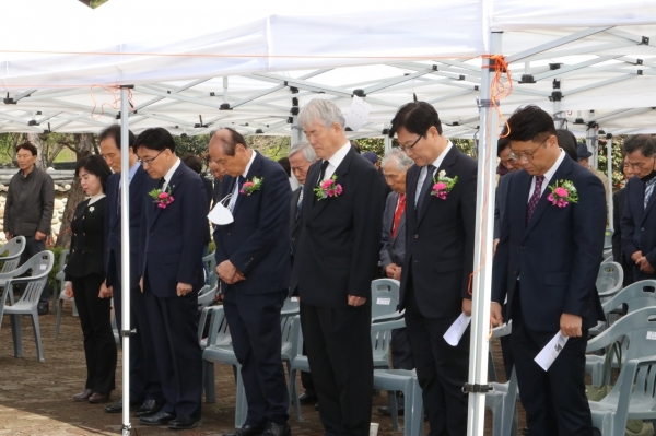 ▲보성군은 지난 8일 보성 서재필기념공원에서 송재 서재필 선생을 기리는‘제10회 송재 문화제'를 개최했다.(사진제공=보성군)