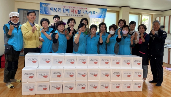 ▲보성군은 지난 23일 보성읍 여성자원봉사회가 ‘건강한 밑반찬 나눔․봉사’를 실시했다.(사진제공=보성군)