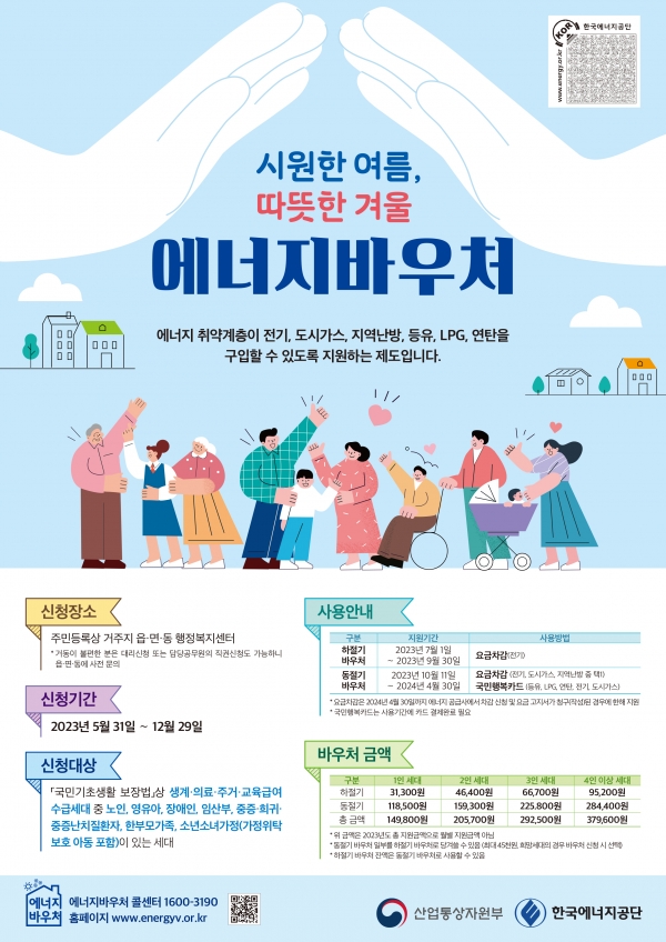▲보성군은 오는 12월 29일까지 ‘2023년 에너지바우처 지원사업’을 추진한다.(사진제공=보성군)