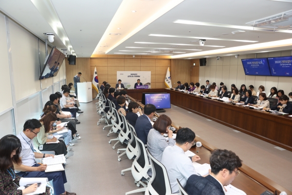▲해남군은 2023년 하반기 군정주요업무 보고회를 가졌다.(사진제공=해남군)
