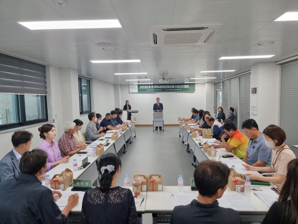 ▲담양군 지역사회보장실무협의체는 지난 21일 마을분과 회의를 개최했다.(사진제공=담양군)