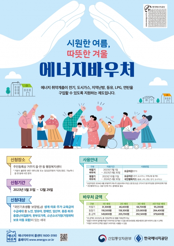 ▲에너지바우처 홍보물(사진제공=전라남도)