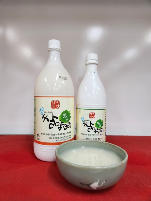▲강진 도암 뽕잎쌀막걸리(사진제공=전라남도)