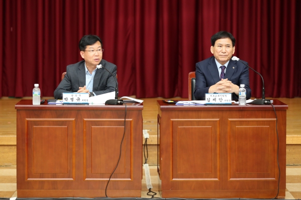 ▲광산구는 18일 광주광역시서부교육지원청과 ‘광산구 지역교육행정협의회’를 개최했다.(사진제공=광산구)