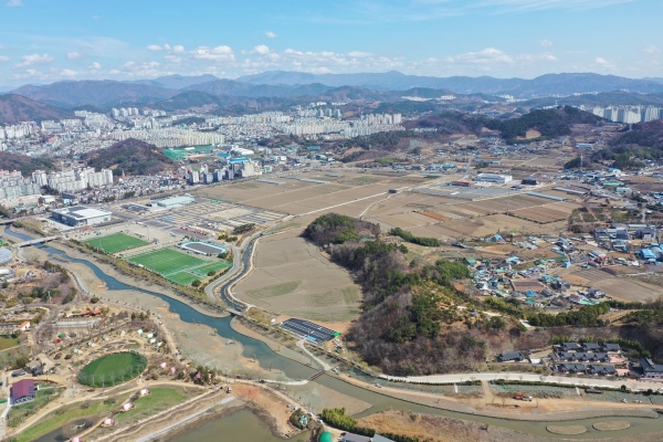 ▲순천시는 차세대 공공자원화시설(자원순환시설)의 최적 후보지로‘연향들(하단부) 일원’을 선정했다.(사진제공=순천시)