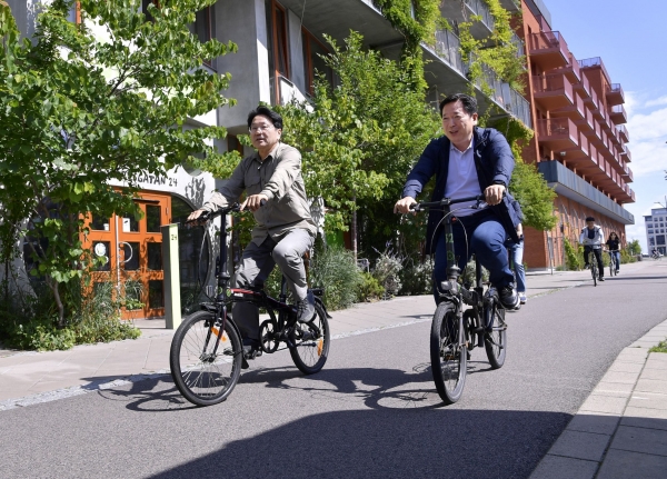 ▲남구는 스웨덴 친환경 도시 말뫼의 녹색성장 한 줄기인 자전거 분야 정책 가운데 내년부터 남구에 도입 가능한 자전거 치유 샵 등 신규 정책을 추진한다.(사진제공=남구)