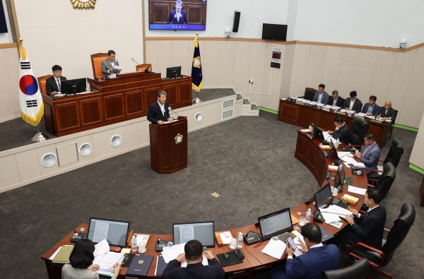 ▲구례군은 16일 2023년도 제2회 추가경정예산안 4,586억 원을 편성해 의회에 제출했다.(사진제공=구례군)