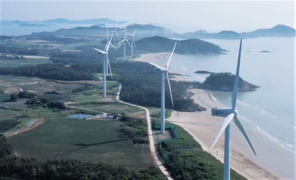 ▲자은도 육상풍력(사진제공=전라남도)