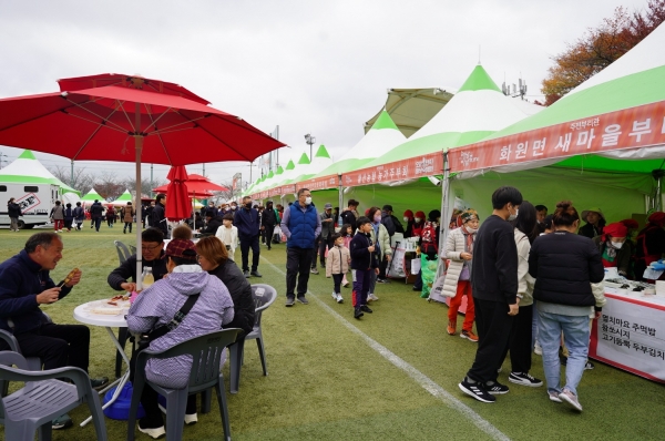 ▲2022 해남미남축제 주전부리관 전경(사진제공=해남군)