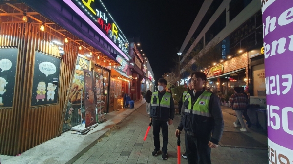 ▲사고예방 합동점검을 실시하고 있다.(사진제공=순천시)