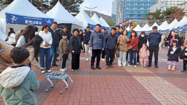 ▲무안 4차산업 체험행사(사진제공=무안군)