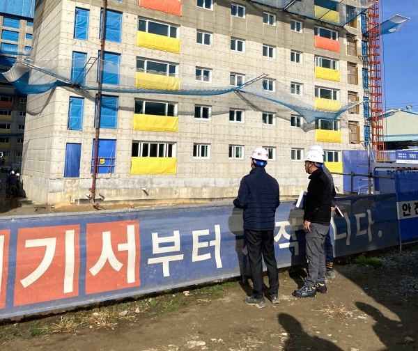 ▲장성군이 오는 15일까지 동절기 공동주택 건설 현장 안전점검에 나선다.(사진제공=장성군)