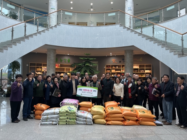 ▲화순군은 지난 15일 한국농촌지도자화순군연합회 60명 회원을 대상으로 연말 총회를 개최했다.(사진제공=화순군)