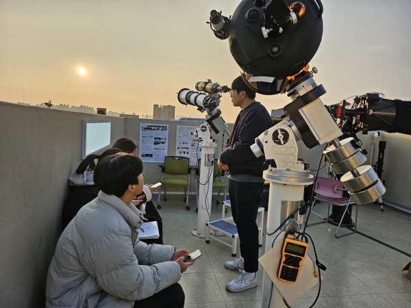 ▲광주시교육청이 지난 4일 ‘학교간 과학 심화 탐구 프로그램’을 운영했다.(사진제공=광주광역시교육청)