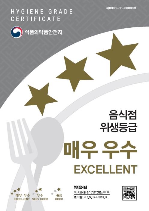 ▲음식점 위생등급제 표지판(사진제공=순천시)