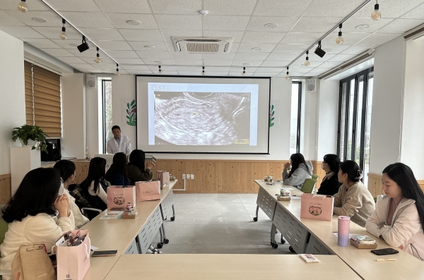 ▲임부 출산 교실을 운영하고 있다.(사진제공=강진군)