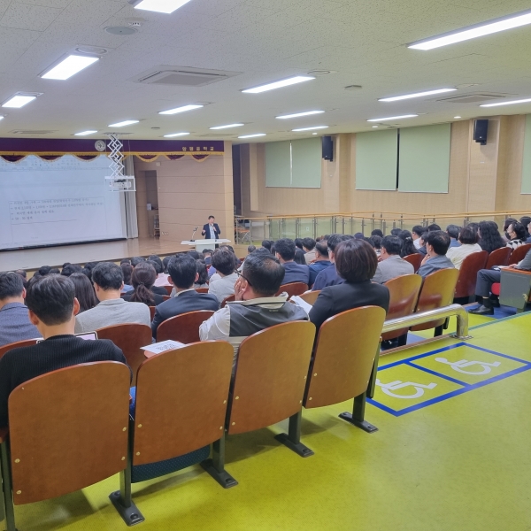 ▲함평군 교육발전특구 시범지역 지정을 위한 ‘공감·소통 간담회(사진제공=함평군)