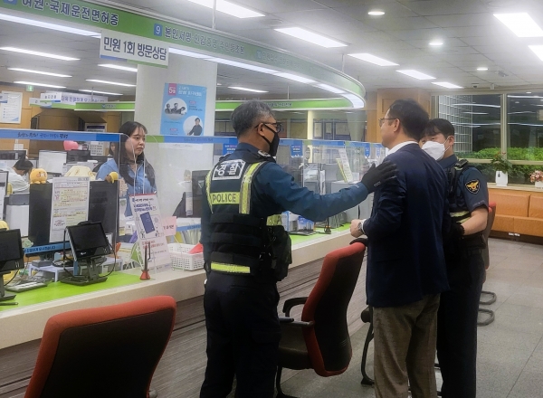 ▲장성군이 지난달 30일 ‘상반기 특이민원 발생 대비 모의훈련’을 실시했다.(사진제공=장성군)