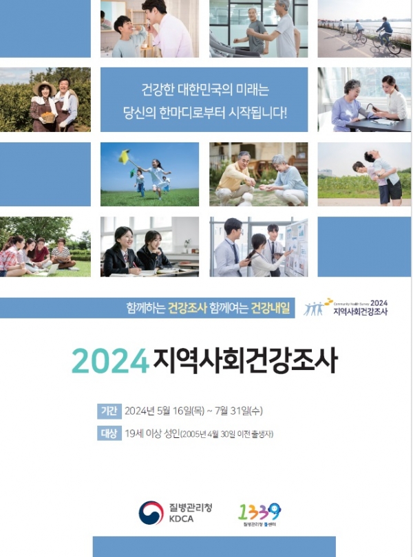 ▲2024년 지역사회건강조사 포스터(사진제공=진도군)