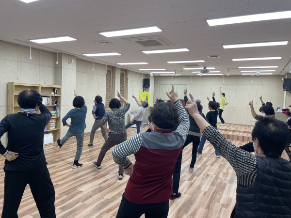 ▲소상공인 퇴근 후 댄스교실(사진제공=광주 남구)