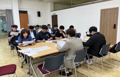 ▲중대재해 예방 컨설팅 진행(사진제공=화순군)