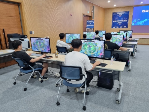 ▲지난 12일 동신대학교혁신융합캠퍼스에서 ‘2024. 전국 장애학생 e페스티벌 전남예선 대회’가 열리고 있다.(사진제공=전라남도교육청)