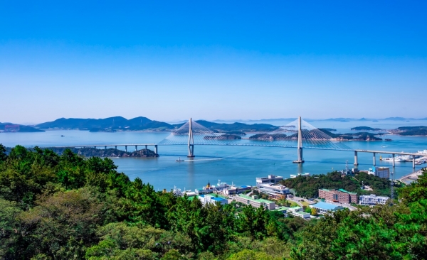 ▲목포 관광을 대표하는 목포대교(사진제공=목포시)