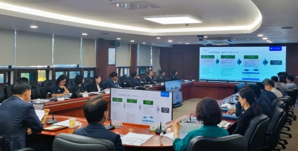 ▲장성군은 최근 ‘축령산 자연휴양림 타당성 평가 및 사전 입지조사 용역’ 착수보고회를 가졌다.(사진제공=장성군)