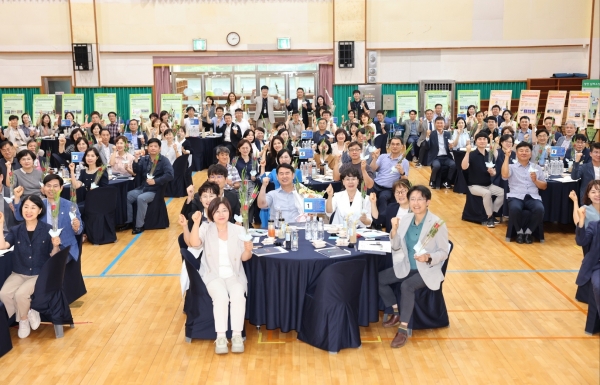 ▲광주시교육청은 28일 주민직선 4기 출범 2주년을 맞이해 광주교육 정책에 대한 성과공유회를 개최했다.(사진제공=광주광역시교육청)