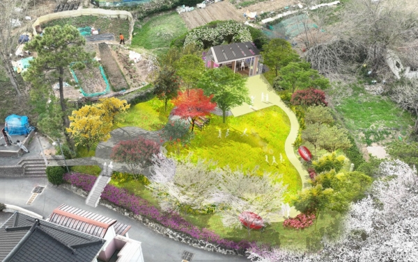 ▲제석산 입구 쌈지공원 조감도(사진제공=광주 남구)