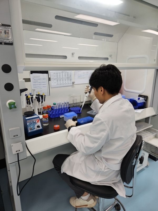 ▲진도군농업기술센터가 2024년 영국 환경식품농림부 식품환경연구청에서 주관한 국제 비교 숙련도 시험 평가에서 우수성을 인정받았다.(사진제공=진도군)