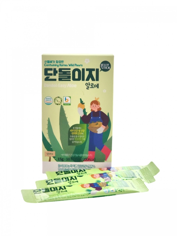 최근 출시된 ‘단돌이지 알로에’ 제품사진