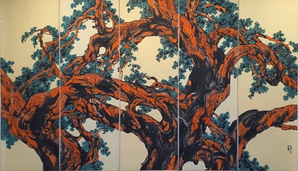 ▲상생. 200cm×350cm. 수묵채색 2022년(사진제공=목포시)