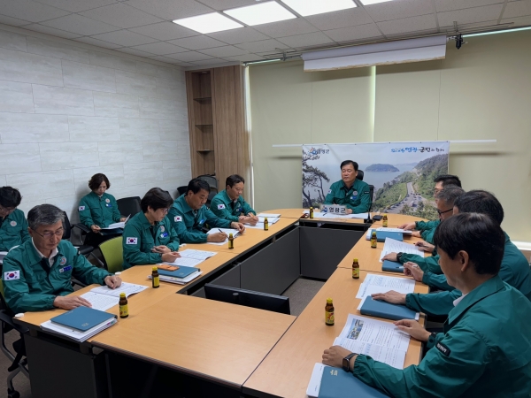 ▲영광군은 지난 5일 폭염 대응을 위한 긴급 점검회의를 개최했다.(사진제공=영광군)
